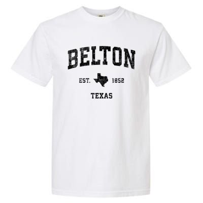 Belton Texas Tx Vintage Sports Garment-Dyed Heavyweight T-Shirt