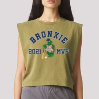 Bronxie The Turtle MVP Garment-Dyed Women's Muscle Tee