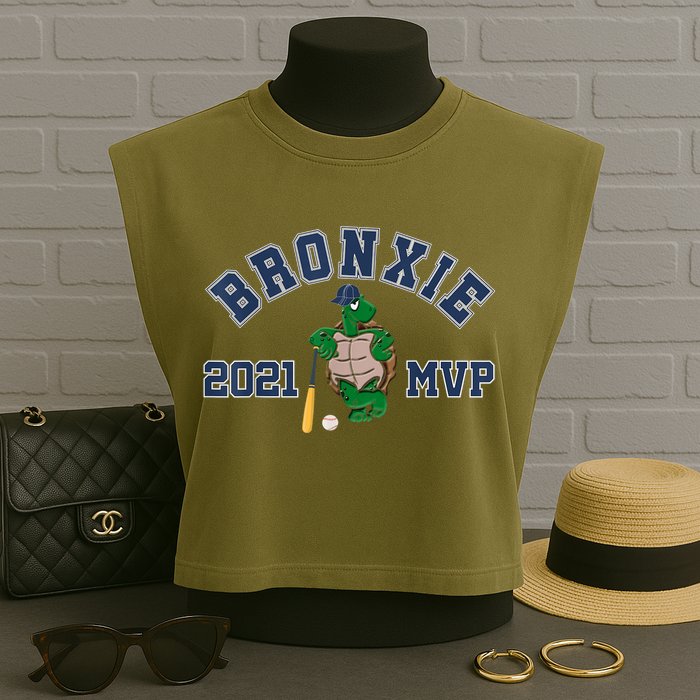 Bronxie The Turtle MVP Garment-Dyed Women's Muscle Tee