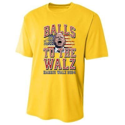 Balls To The Walz Tim Walz For Vp Walz And Harris Vote 47 Performance Sprint T-Shirt