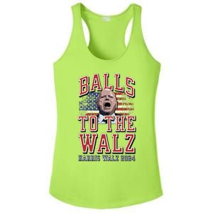 Balls To The Walz Tim Walz For Vp Walz And Harris Vote 47 Ladies PosiCharge Competitor Racerback Tank