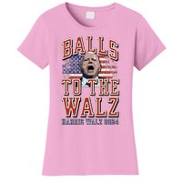 Balls To The Walz Tim Walz For Vp Walz And Harris Vote 47 Women's T-Shirt