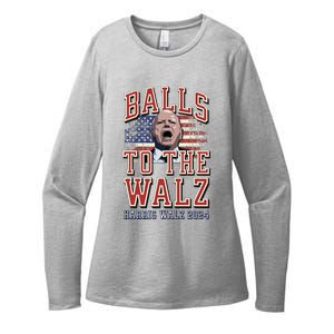 Balls To The Walz Tim Walz For Vp Walz And Harris Vote 47 Womens CVC Long Sleeve Shirt