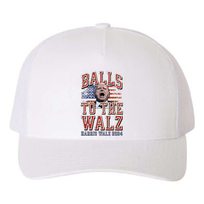 Balls To The Walz Tim Walz For Vp Walz And Harris Vote 47 Yupoong Adult 5-Panel Trucker Hat