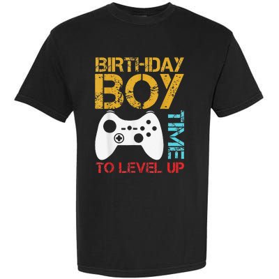 Birthday Time To Level Up Video Gamer Garment-Dyed Heavyweight T-Shirt