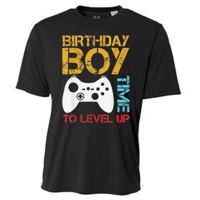 Birthday Time To Level Up Video Gamer Cooling Performance Crew T-Shirt