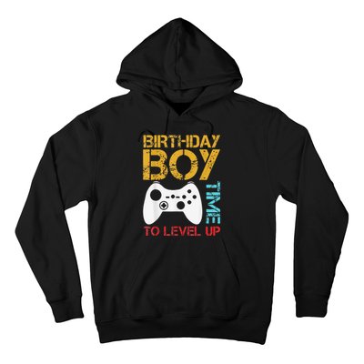 Birthday Time To Level Up Video Gamer Hoodie