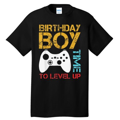 Birthday Time To Level Up Video Gamer Tall T-Shirt