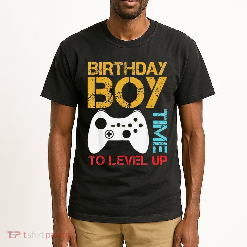 Birthday Time To Level Up Video Gamer Tall T-Shirt