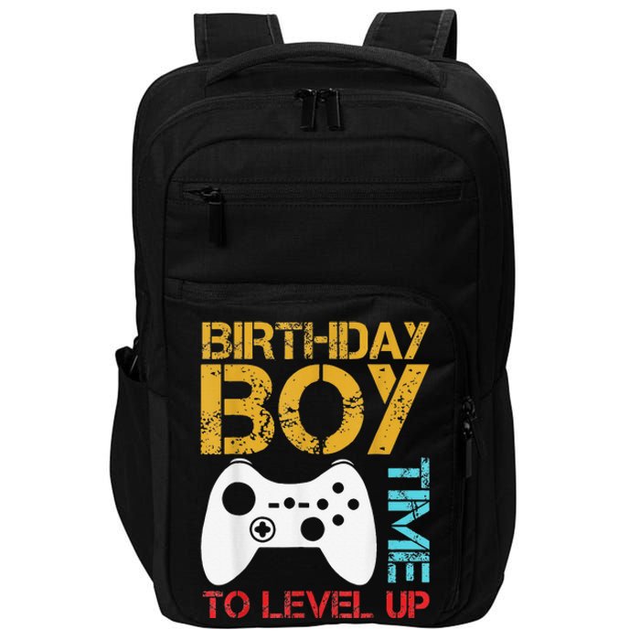 Birthday Time To Level Up Video Gamer Impact Tech Backpack