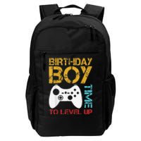 Birthday Time To Level Up Video Gamer Daily Commute Backpack