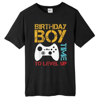 Birthday Time To Level Up Video Gamer Tall Fusion ChromaSoft Performance T-Shirt