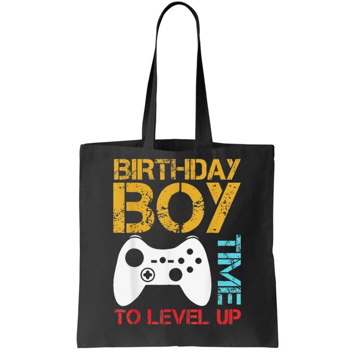 Birthday Time To Level Up Video Gamer Tote Bag