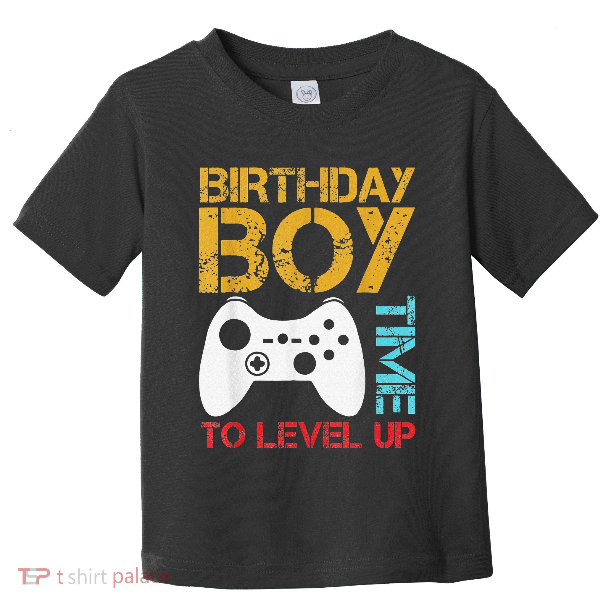 Birthday Time To Level Up Video Gamer Toddler T-Shirt