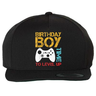 Birthday Time To Level Up Video Gamer Wool Snapback Cap