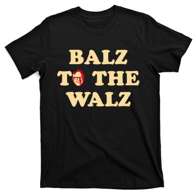 Balz To The Walz Harris Walz 47 President 24 Election Funny T-Shirt