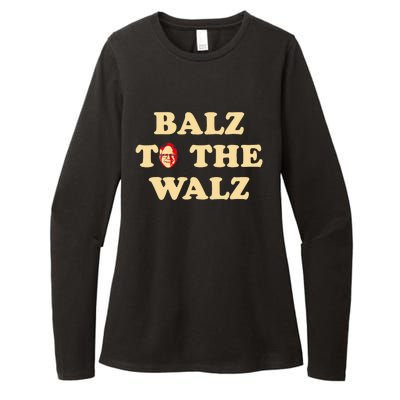 Balz To The Walz Harris Walz 47 President 24 Election Funny Womens CVC Long Sleeve Shirt