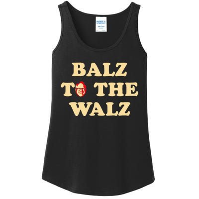 Balz To The Walz Harris Walz 47 President 24 Election Funny Ladies Essential Tank