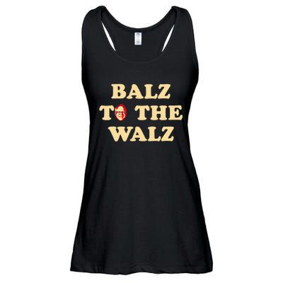 Balz To The Walz Harris Walz 47 President 24 Election Funny Ladies Essential Flowy Tank