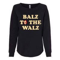 Balz To The Walz Harris Walz 47 President 24 Election Funny Womens California Wash Sweatshirt