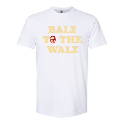 Balz To The Walz Harris Walz 47 President 24 Election Funny Softstyle CVC T-Shirt