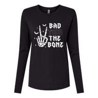 Bad Two The Bone Birthday 2nd 2 Years Old Birthday Boy Girl Gift Womens Cotton Relaxed Long Sleeve T-Shirt