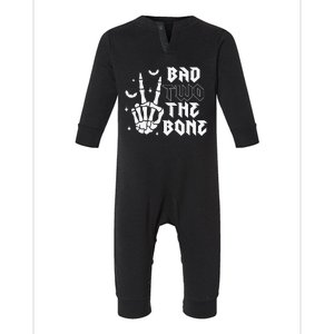 Bad Two The Bone Birthday 2nd 2 Years Old Birthday Boy Girl Gift Infant Fleece One Piece