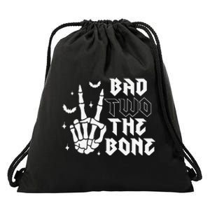 Bad Two The Bone Birthday 2nd 2 Years Old Birthday Boy Girl Gift Drawstring Bag