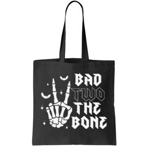 Bad Two The Bone Birthday 2nd 2 Years Old Birthday Boy Girl Gift Tote Bag