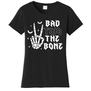 Bad Two The Bone Birthday 2nd 2 Years Old Birthday Boy Girl Gift Women's T-Shirt