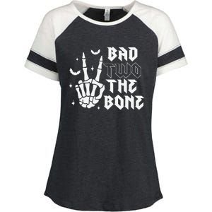 Bad Two The Bone Birthday 2nd 2 Years Old Birthday Boy Girl Gift Enza Ladies Jersey Colorblock Tee