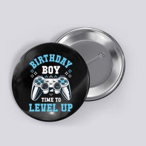 Birthday Time to Level Up Matching Video Gamer Birthday Button