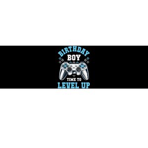 Birthday Time to Level Up Matching Video Gamer Birthday Bumper Sticker