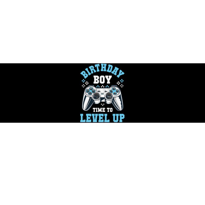 Birthday Time to Level Up Matching Video Gamer Birthday Bumper Sticker