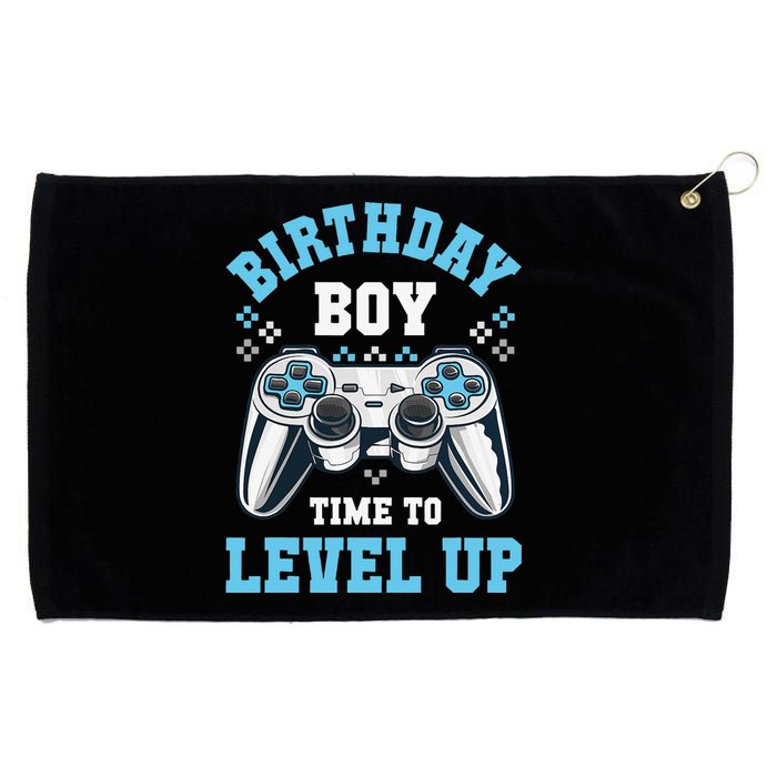 Birthday Time to Level Up Matching Video Gamer Birthday Grommeted Golf Towel