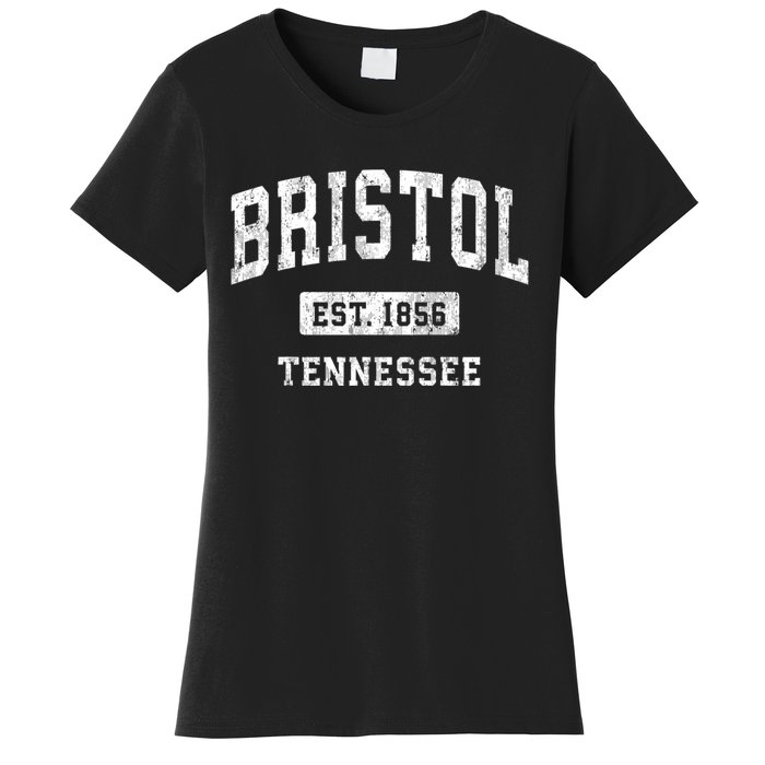 Bristol Tennessee Tn Vintage Athletic Sports Women's T-Shirt