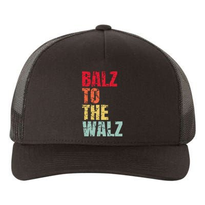 Balz To The Walz Harris Walz 2024 Yupoong Adult 5-Panel Trucker Hat