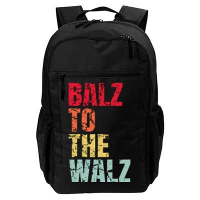 Balz To The Walz Harris Walz 2024 Daily Commute Backpack