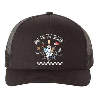 Boo To The Rescue Nurse Halloween Yupoong Adult 5-Panel Trucker Hat