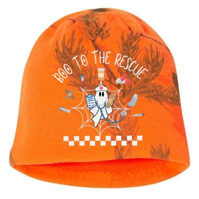 Boo To The Rescue Nurse Halloween Kati - Camo Knit Beanie