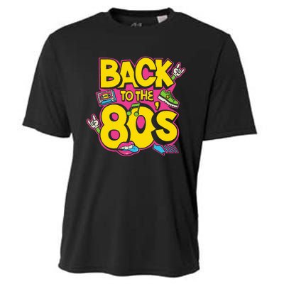 Back To The 80s Music Retro Cassette Tape Mixtape Cooling Performance Crew T-Shirt