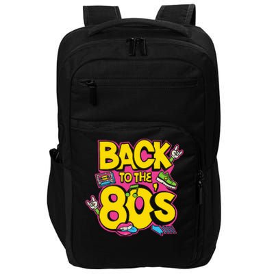 Back To The 80s Music Retro Cassette Tape Mixtape Impact Tech Backpack