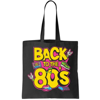 Back To The 80s Music Retro Cassette Tape Mixtape Tote Bag