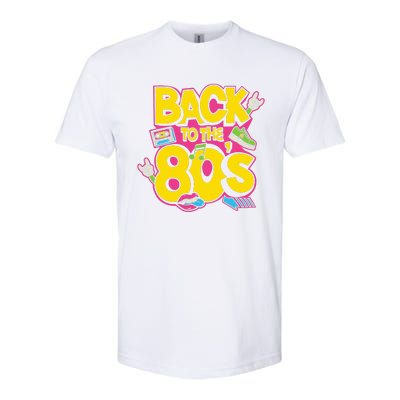 Back To The 80s Music Retro Cassette Tape Mixtape Softstyle® CVC T-Shirt