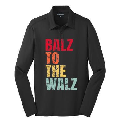 Balz To The Walz Harris Walz 2024 Silk Touch Performance Long Sleeve Polo