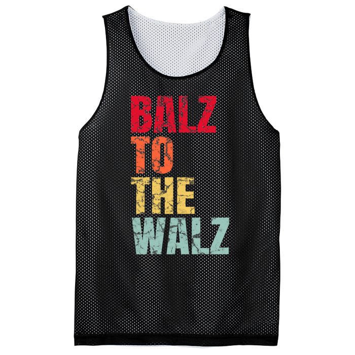 Balz To The Walz Harris Walz 2024 Mesh Reversible Basketball Jersey Tank