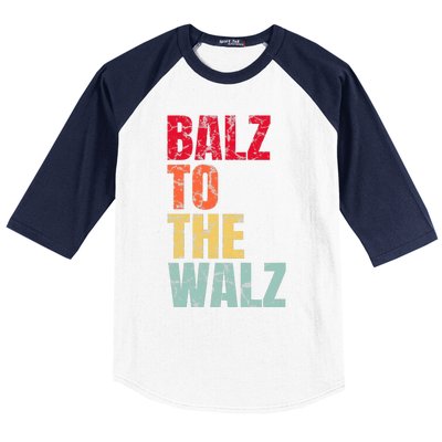 Balz To The Walz Harris Walz 2024 Baseball Sleeve Shirt