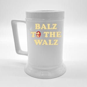 Balz To The Walz Harris Walz 47 President 24 Election Funny Gift Beer Stein