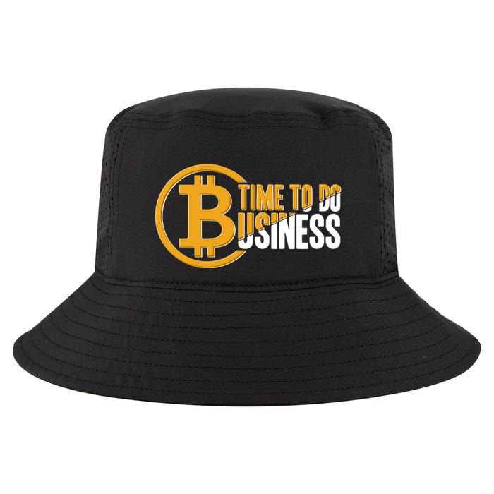 Bitcoin Time To Do Business Cool Comfort Performance Bucket Hat