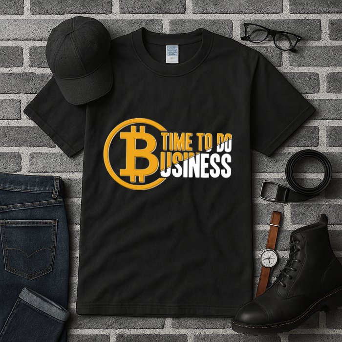 Bitcoin Time To Do Business Tall T-Shirt